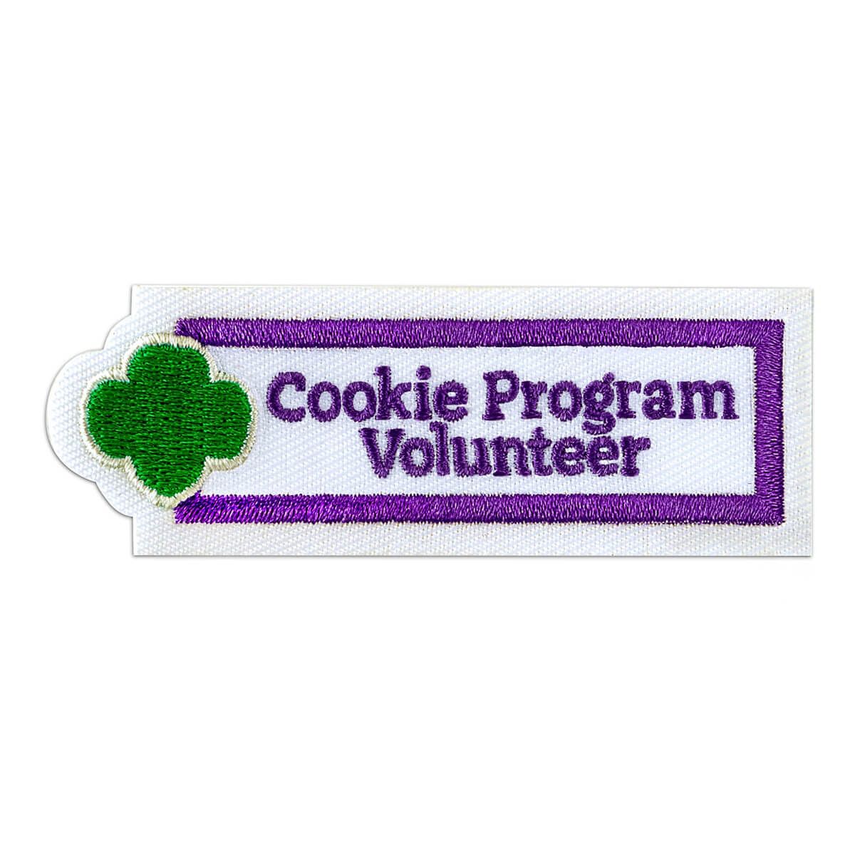 Cookie Program Volunteer Adult Achievement Patch