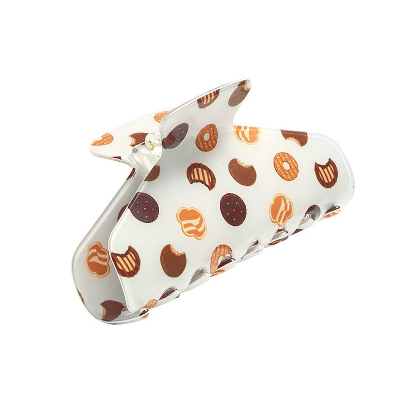 Cookie Print Hair Clip
