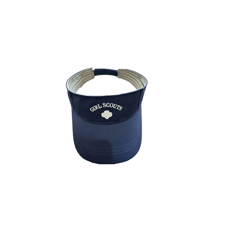 Navy Girl Scouts Visor