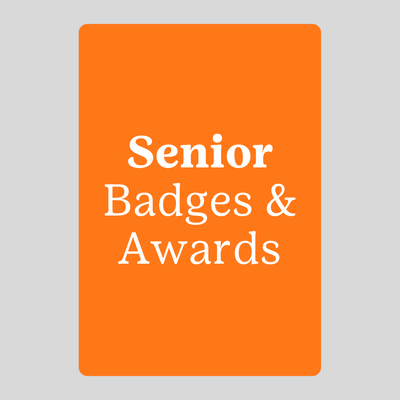 Senior Badges and Awards