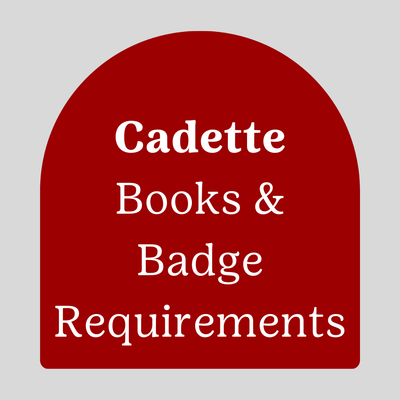 Cadette Books and Badge Requirements