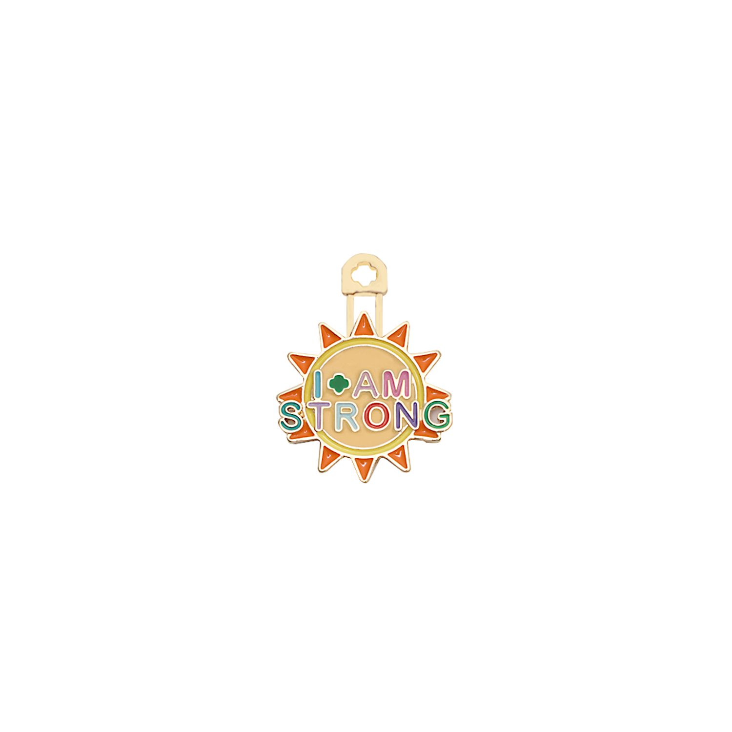 Personal Pin - I Am Strong