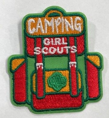 Camping Backpack Fun Patch