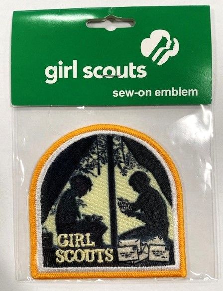 Collectible Emblem Patch - Camping Silhouette