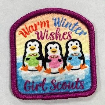 Warm Winter Wishes Penguins Sew-On Fun Patch