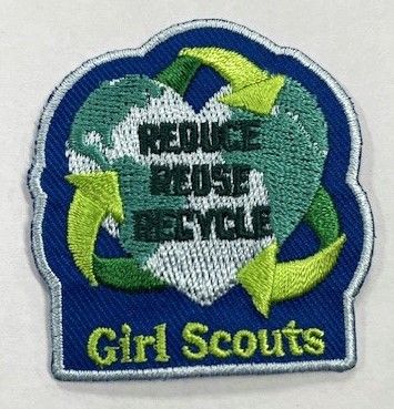 Reduce Reuse Recycle Iron-On Fun Patch