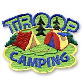 Troop Camping Fun Patch (Tents)