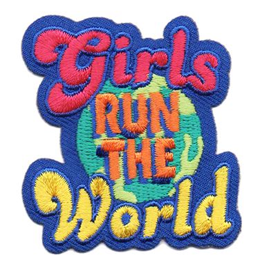 Girls Run The World Fun Patch