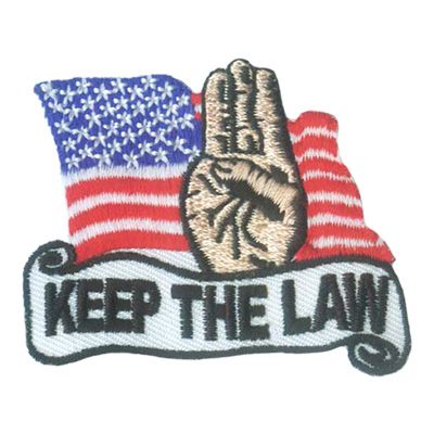 Keep The Law Fun Patch (Hand Sign)