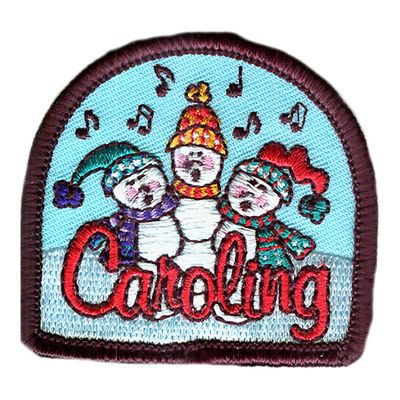 Caroling Fun Patch - Snowmen music notes