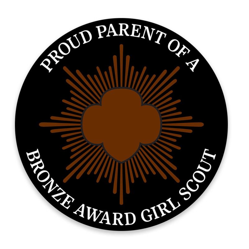 Proud Parent of a Bronze Award Girl Scout Magnet