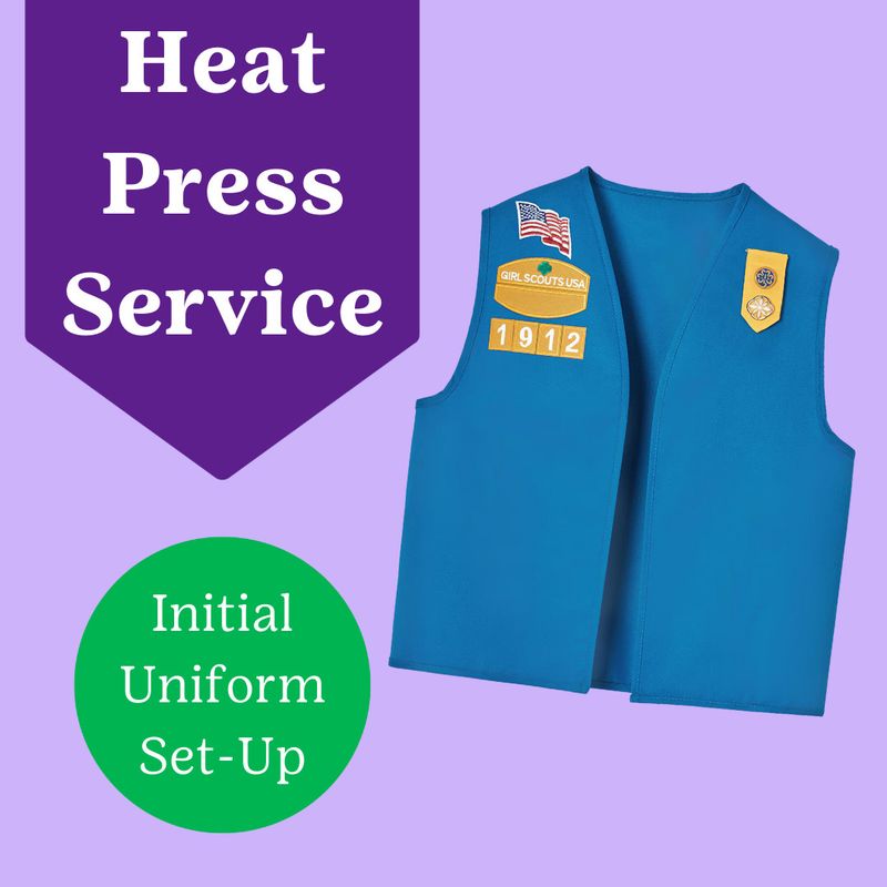 Heat Press Service - Initial Uniform Set-Up