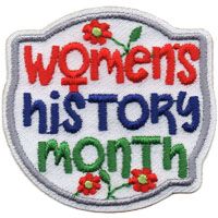 Women&#39;s History Month Fun Patch (white)