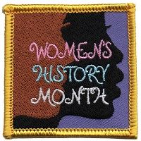 Women&#39;s History Month Fun Patch (faces)