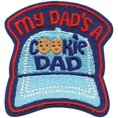Cookie Dad Fun Patch (blue hat)