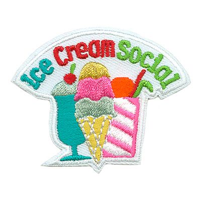 Ice Cream Social Fun Patch
