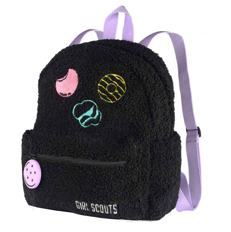 Cookie Dots Fuzzy Backpack
