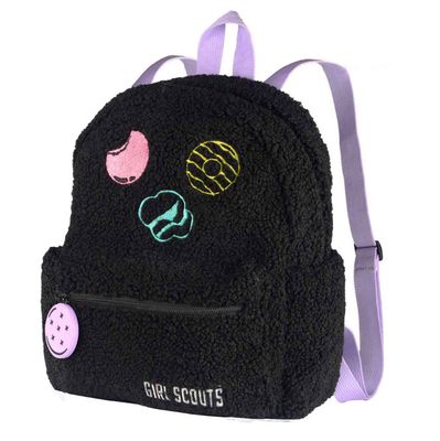 Cookie Dots Fuzzy Backpack