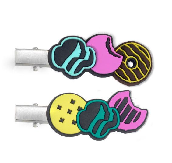 Cookie Trio Barrette Hair Clips (Set of 2)