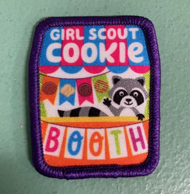 Cookie Booth Fun Patch - Raccoon