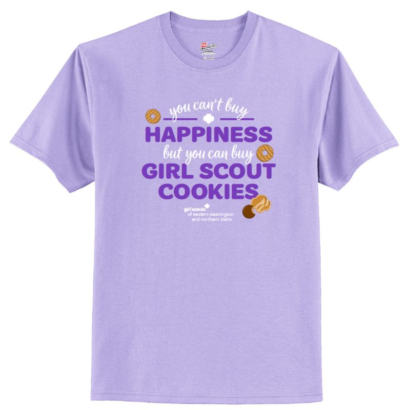 Happiness Girl Scout Cookies Lavender T-Shirt