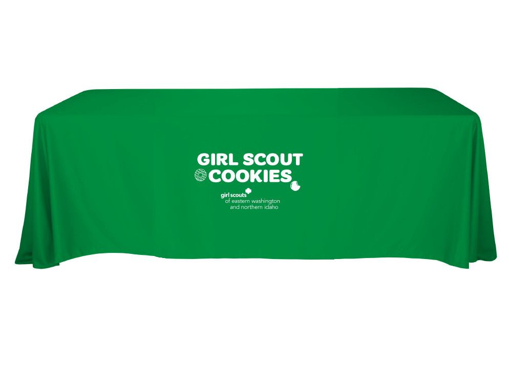 Cookie Table Cloth - Green - 72&quot; x 108&quot;