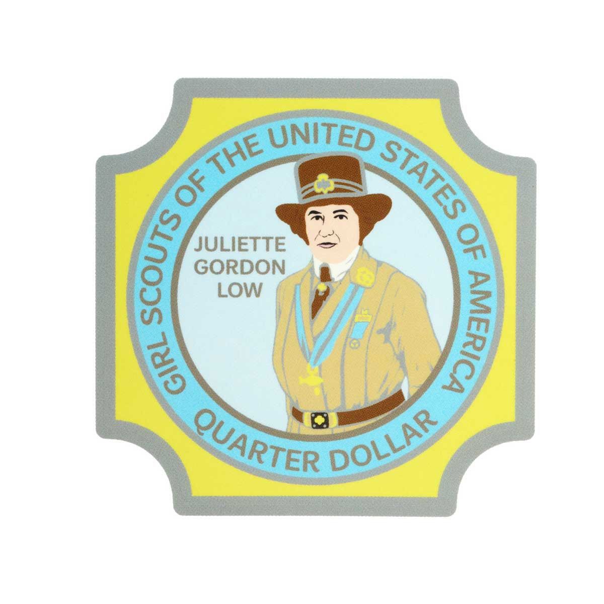 Juliette Gordon Low Quarter Decal