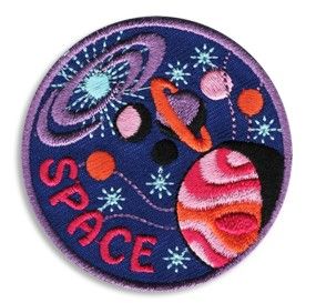 Space Fun Patch (round)