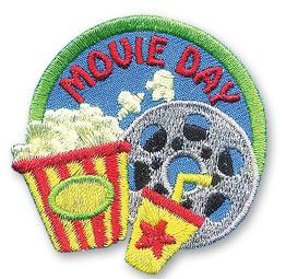 Movie Day Fun Patch (Popcorn and Reel)