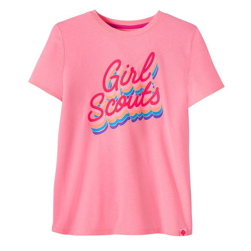 Pink Glow Girl Scouts T-Shirt