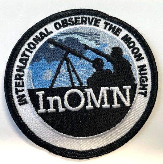International Observe the Moon Night Fun Patch (black border)