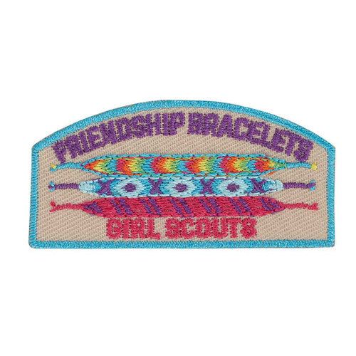 Friendship Bracelets Iron-On Fun Patch