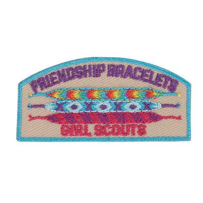 Friendship Bracelets Iron-On Fun Patch