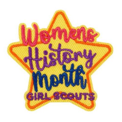 Women&#39;s History Month Fun Patch star