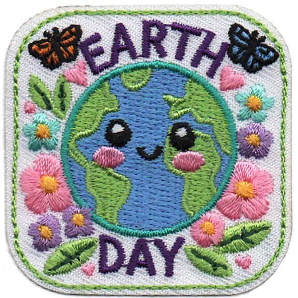 Earth Day Fun Patch (Happy Face)