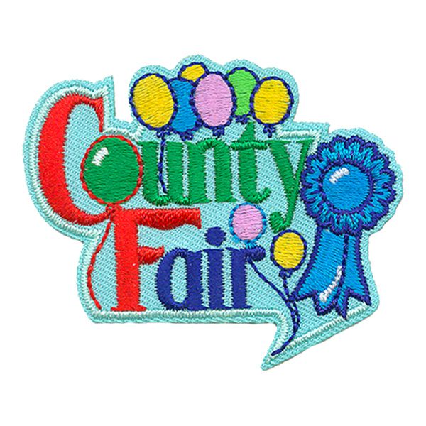 County Fair Fun Patch (blue ribbon)
