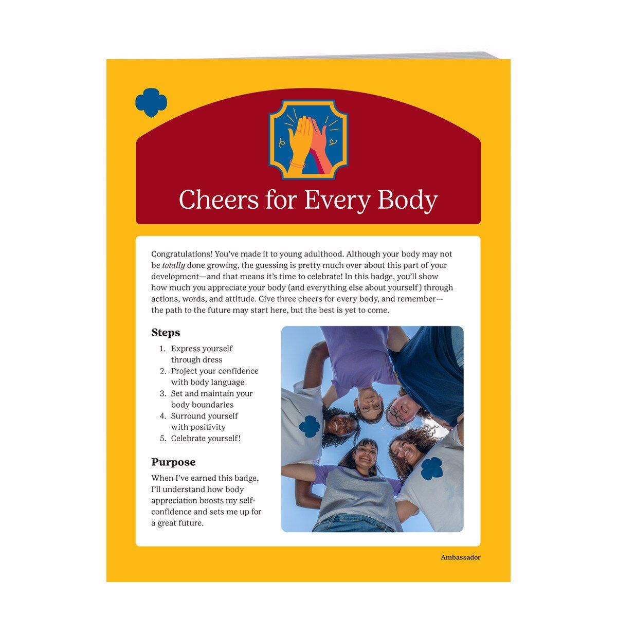 Badge Requirements - Ambassador Cheers For Every Body