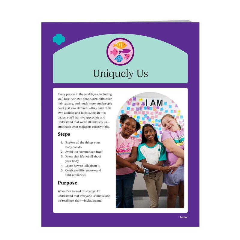 Badge Requirements - Junior Uniquely Us