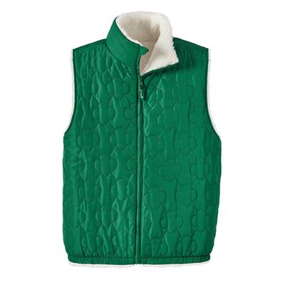 Reversible Trefoil Puffer Vest