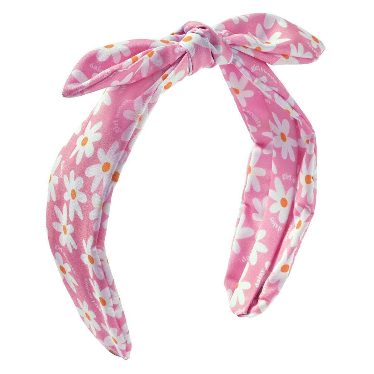 Daisy Print Bow Headband