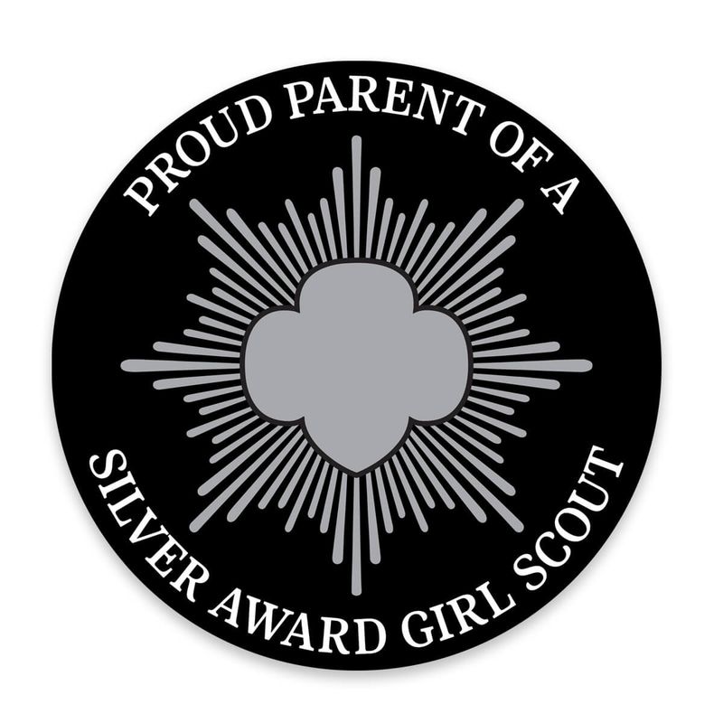 Proud Parent Silver Award Magnet