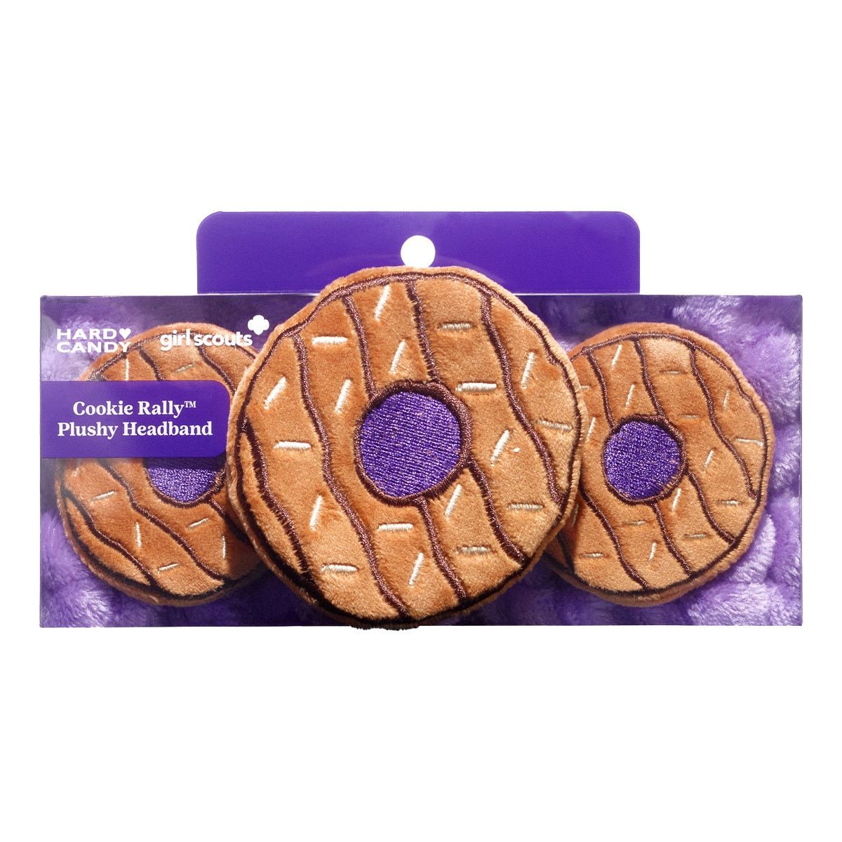 Hard Candy x Girl Scouts Cookie Rally Plushy Headband - Samoa Coconut Caramel