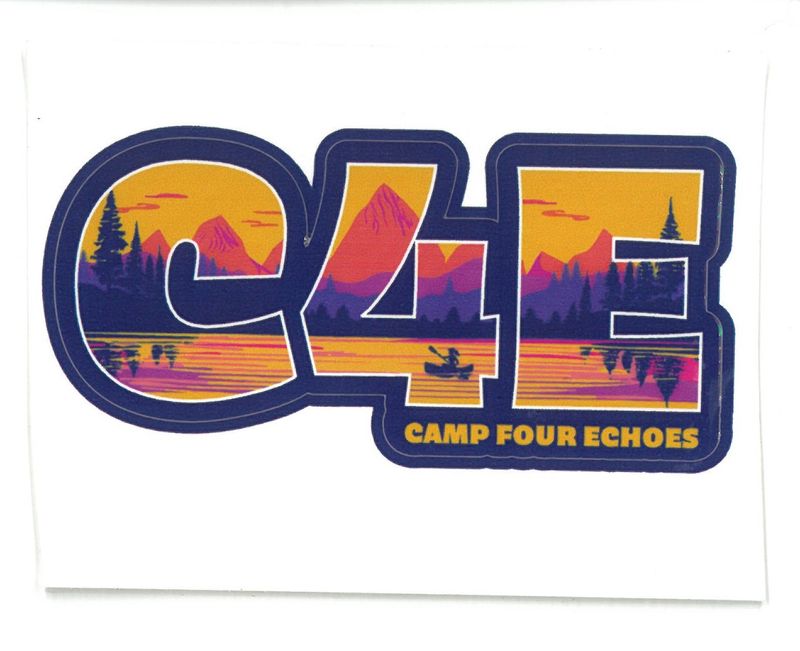 C4E Camp Four Echoes Sticker 2025