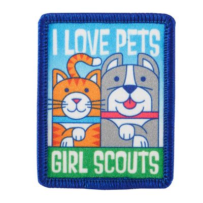 I Love Pets Fun Patch