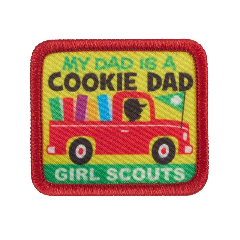My Dad Is A Cookie Dad Fun Patch - Red Truck