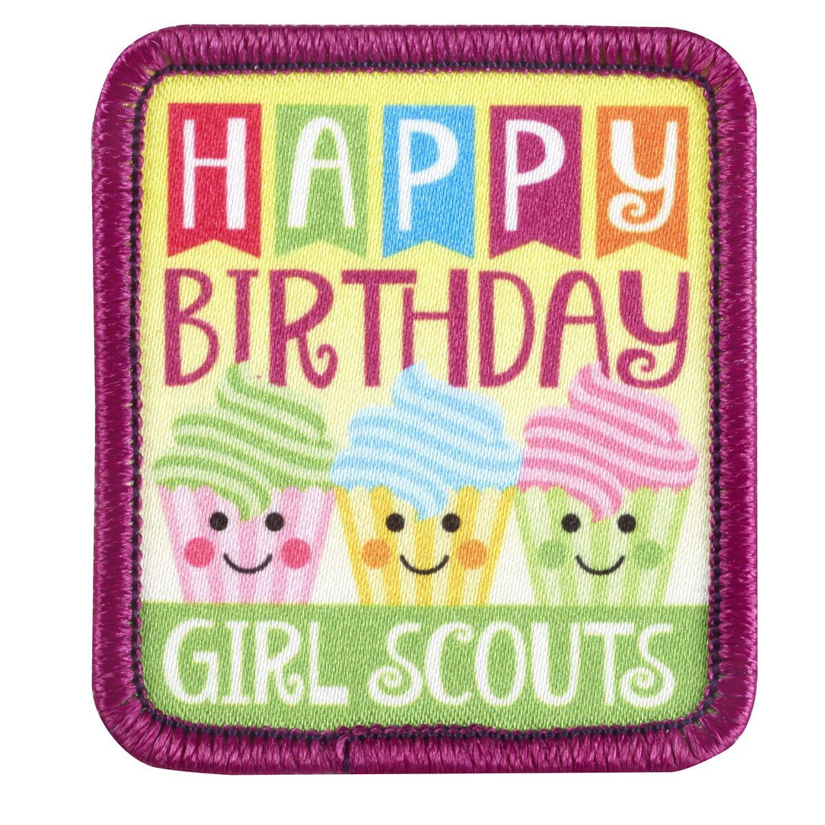 Happy Birthday Cupcakes Patch