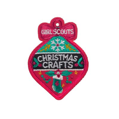Christmas Crafts Fun Patch - Ornament Shape