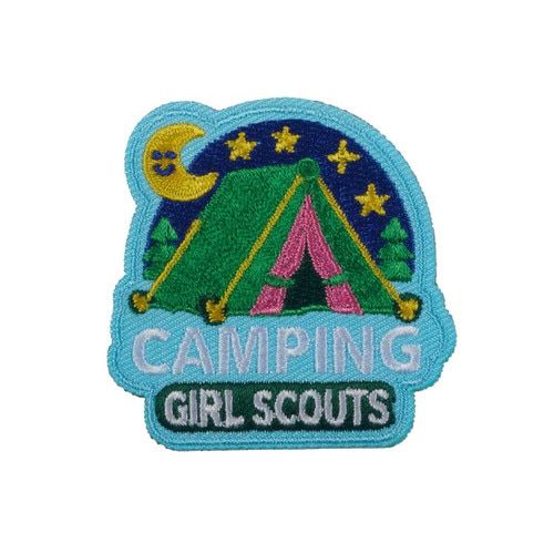 Camping Fun Patch - Green Tent