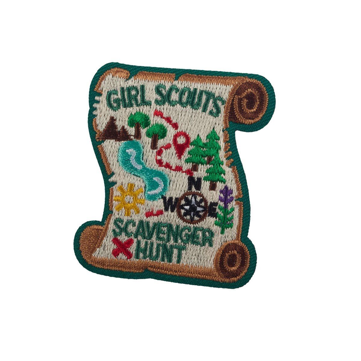 Scavenger Hunt Fun Patch - Map