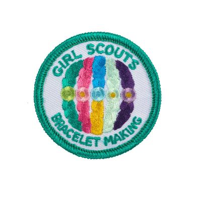 Bracelet Making Fun Patch - Braided Bracelets